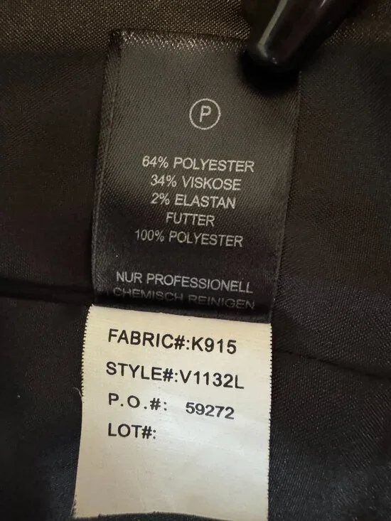 Cynthia Rowley Blazer Jacket S Women Black Plaid Open Long Sleeve Shoulder Pads - Picture 8 of 8